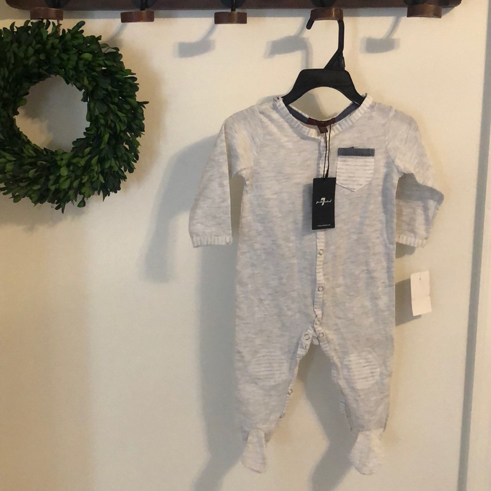 7 For All Mankind Footie Outfit